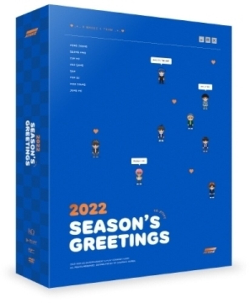 the album cover for Ateez - 2022 Season's Greetings (W/Book) (W/Dvd) (Cal)