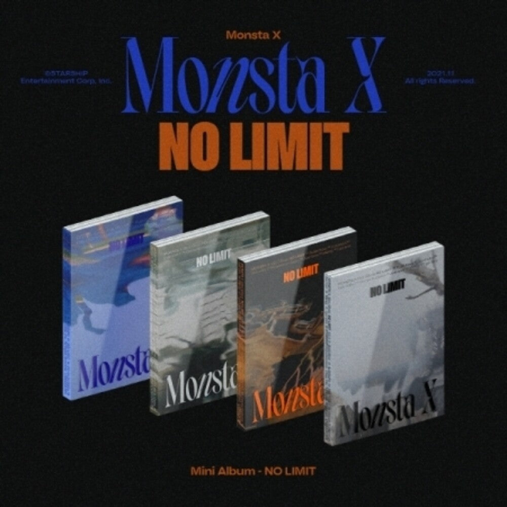 the album cover for Monsta X - No Limit (Post) (Stic) (Phob) (Asia)
