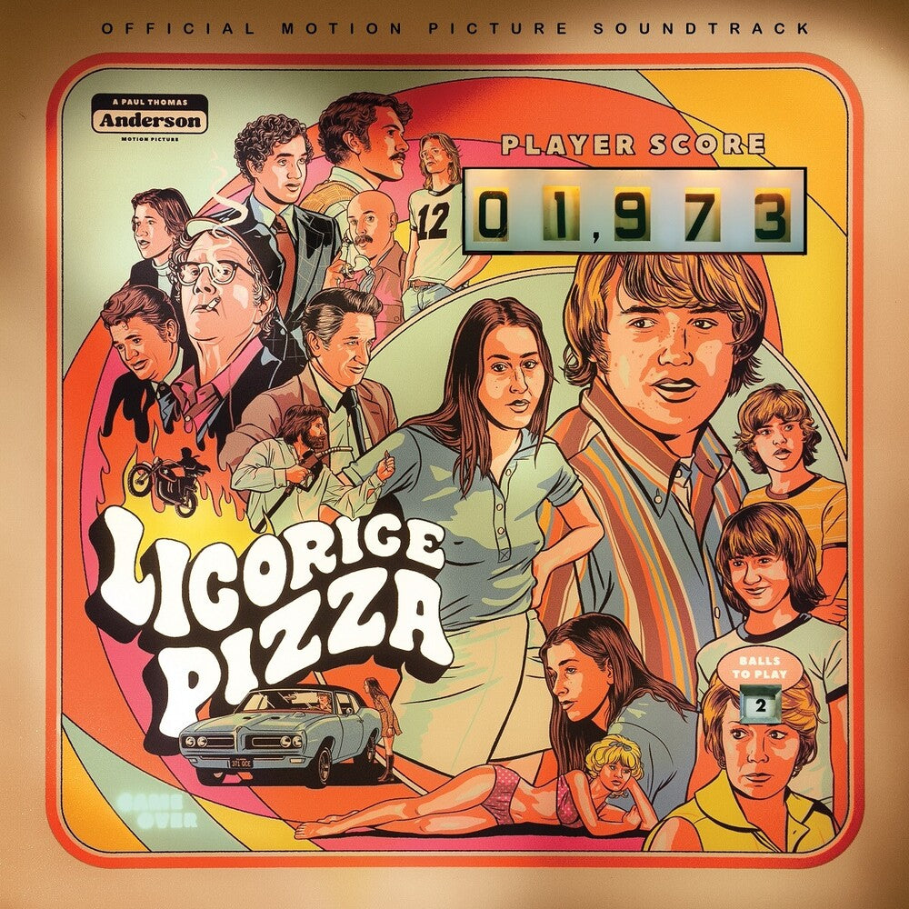 the album cover for Various Artists - Licorice Pizza (Original Motion Picture Soundtrack)