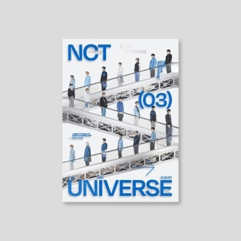 the album cover for NCT - Universe (incl. 240pg Photobook, Sticker, Postercard, Photocard + Folded Poster)