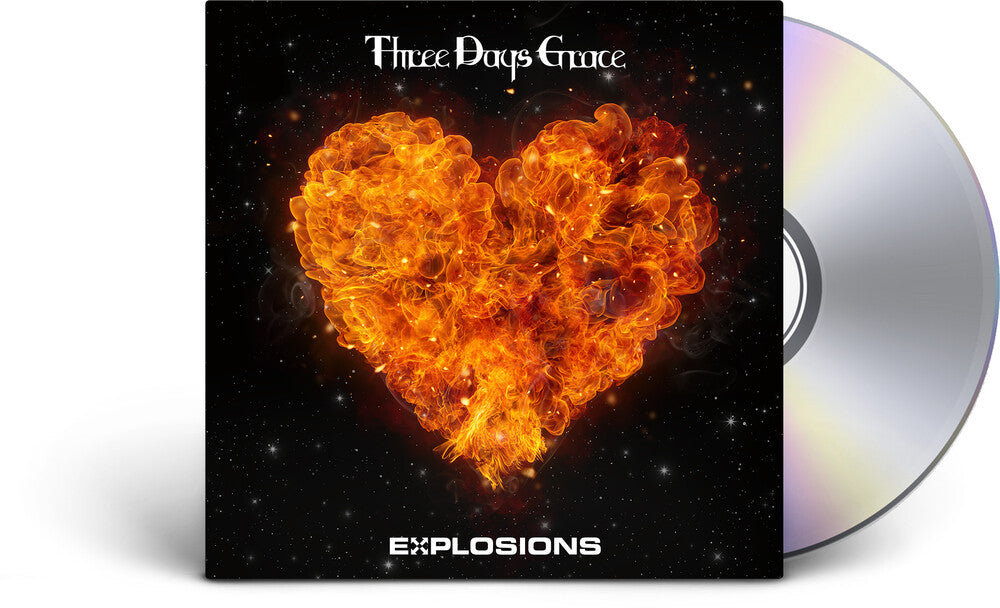 the album cover for Three Days Grace - EXPLOSIONS