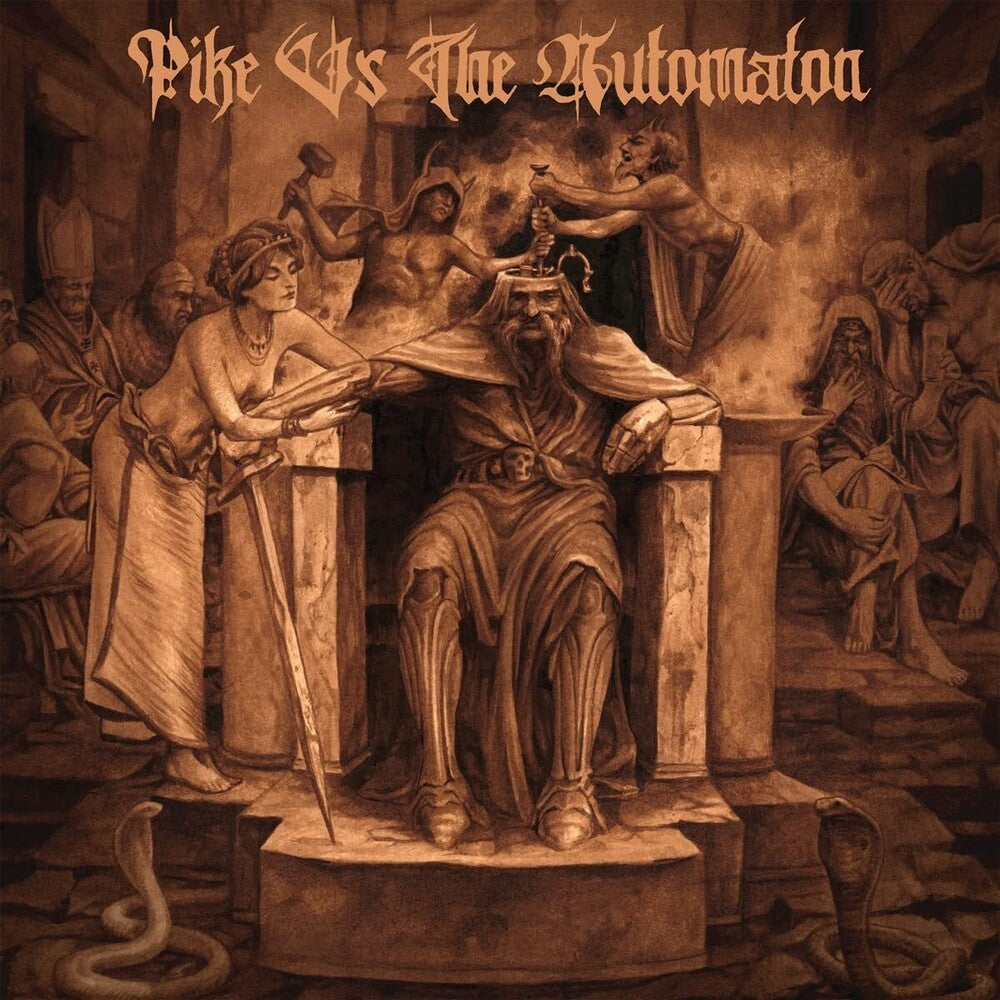 the album cover for Pike Vs The Automaton - Pike Vs The Automaton [Indie Exclusive Limited Edition Opaque Orchid LP]