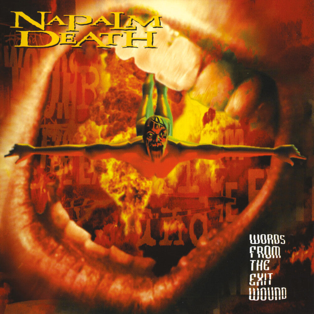 the album cover for Napalm Death - Words From The Exit Wound