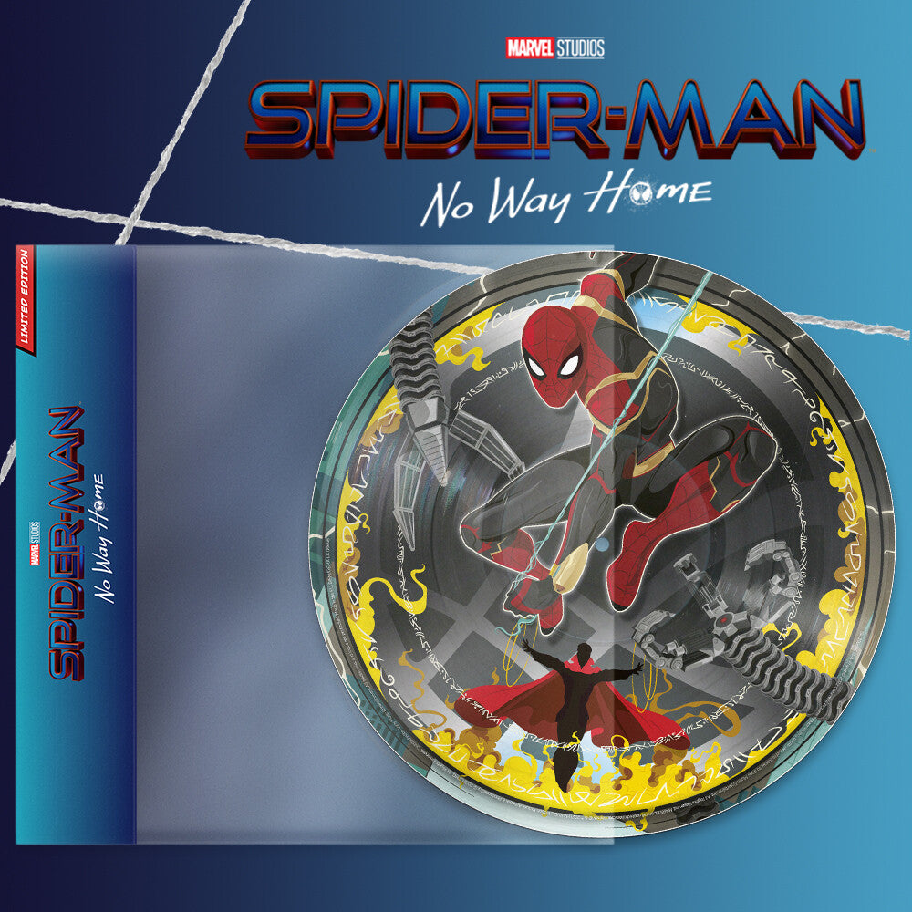 the album cover for Michael Giacchino - Spider-Man: No Way Home (Original Motion Picture Soundtrack) [Picture Disc LP]
