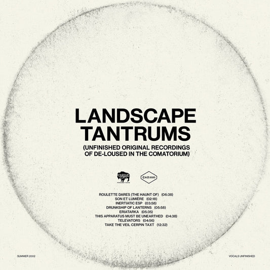 the album cover for The Mars Volta - Landscape Tantrums - Unfinished Original Recordings Of De-Loused In The Comatorium [Glow In The Dark LP]