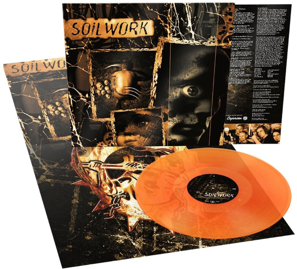 the album cover for Soilwork - A Predator's Portrait [Indie Exclusive Limited Edition Orange LP]