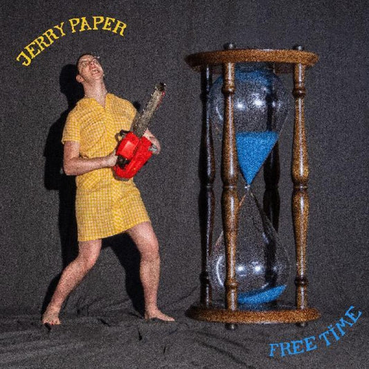 the album cover for Jerry Paper - Free Time [Indie Exclusive Limited Edition Red, Yellow, Blue LP]