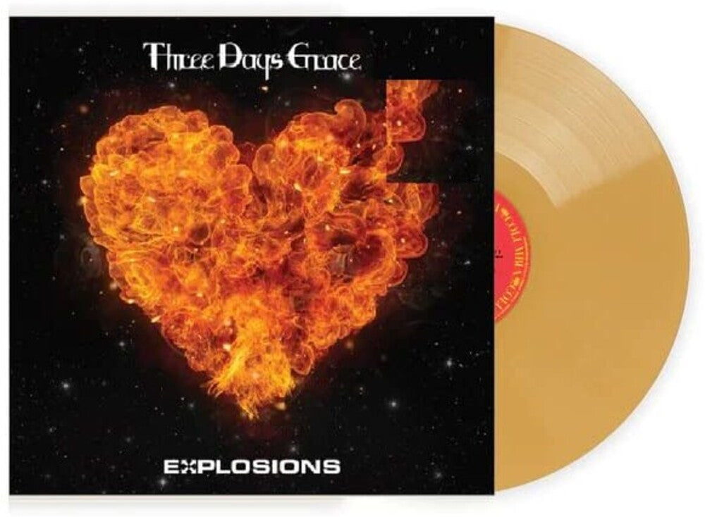 the album cover for Three Days Grace - Explosions [Colored Vinyl] (Gol)