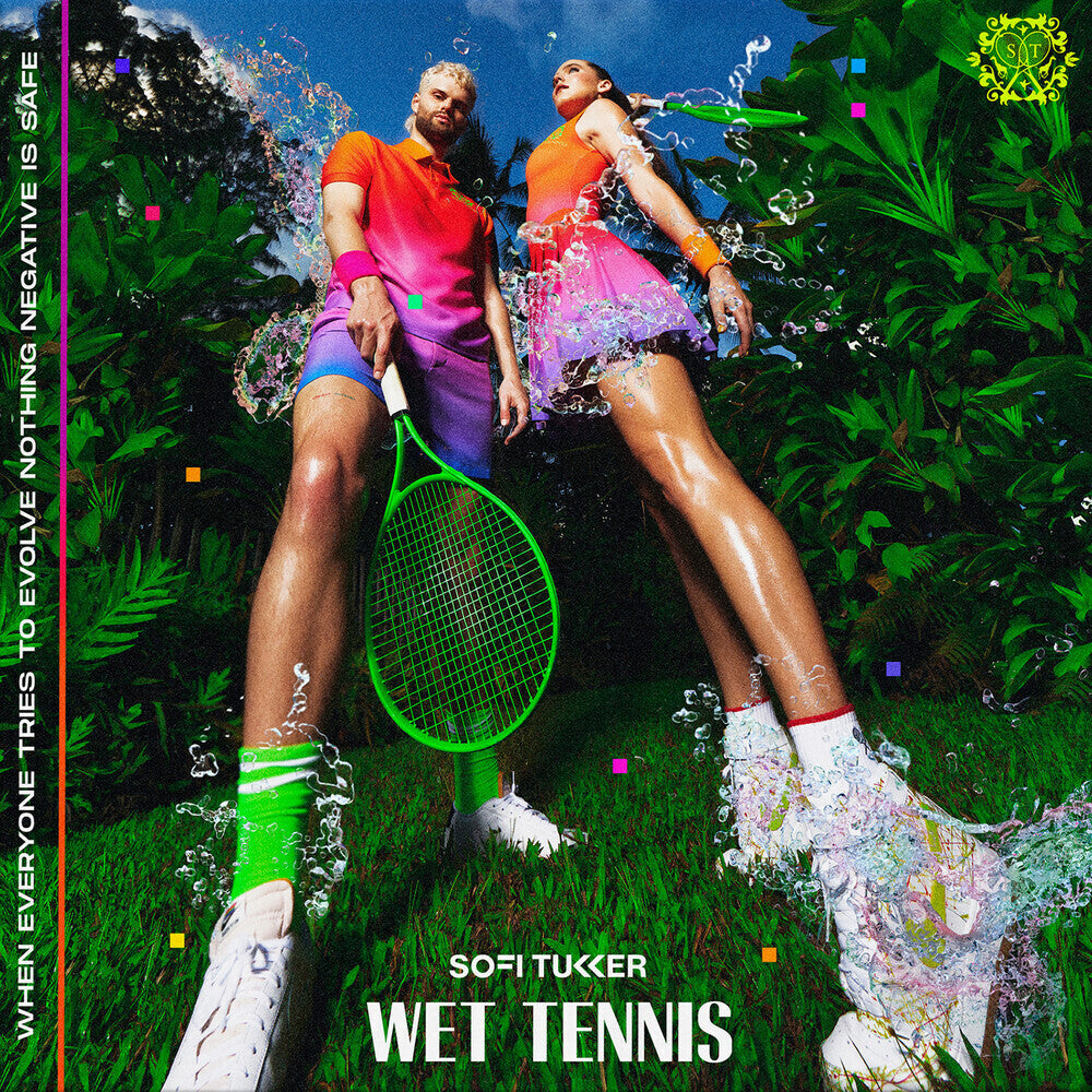 the album cover for Sofi Tukker - Wet Tennis [Picture Disc LP]