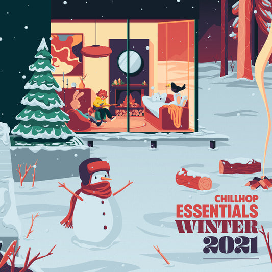 the album cover for Chillhop: Essentials Winter 2021 / Various (Colv) - Chillhop: Essentials Winter 2021 / Various [Colored Vinyl]