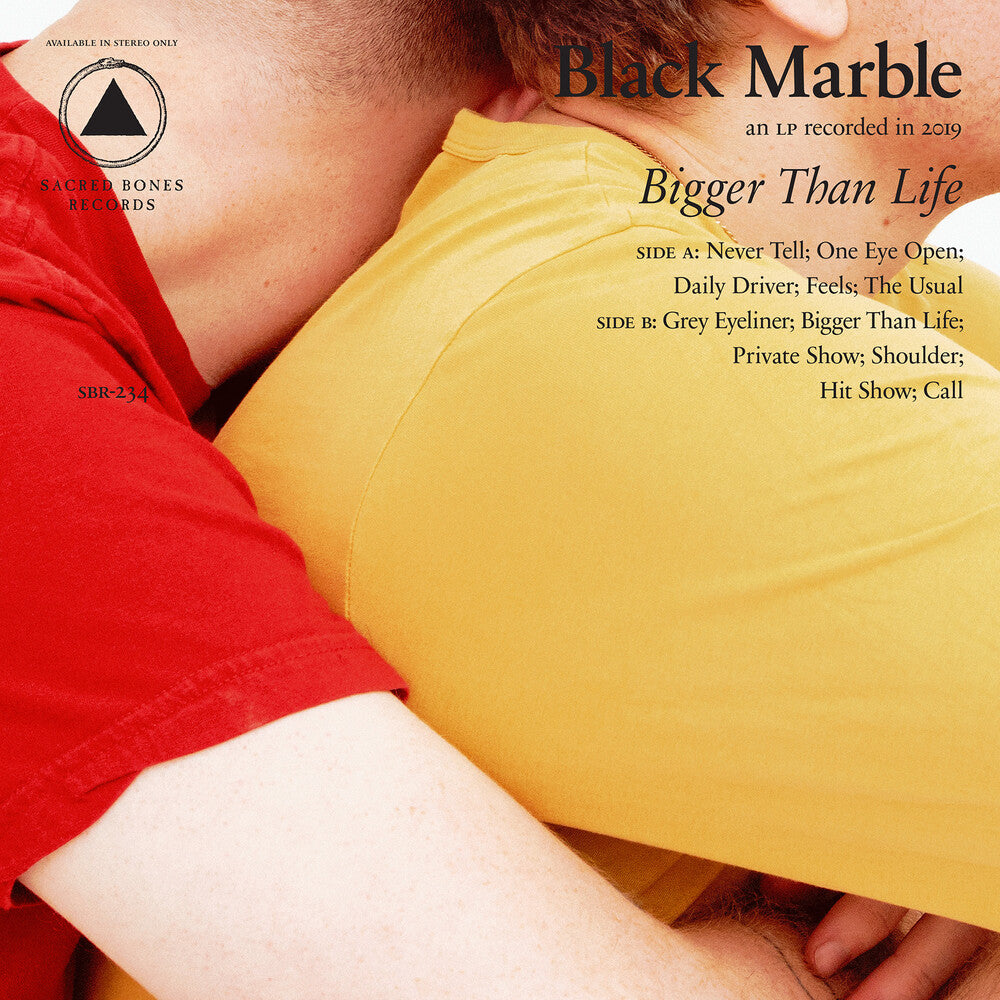 the album cover for Black Marble - Bigger Than Life: SB 15 Year Edition [Royal Blue LP]