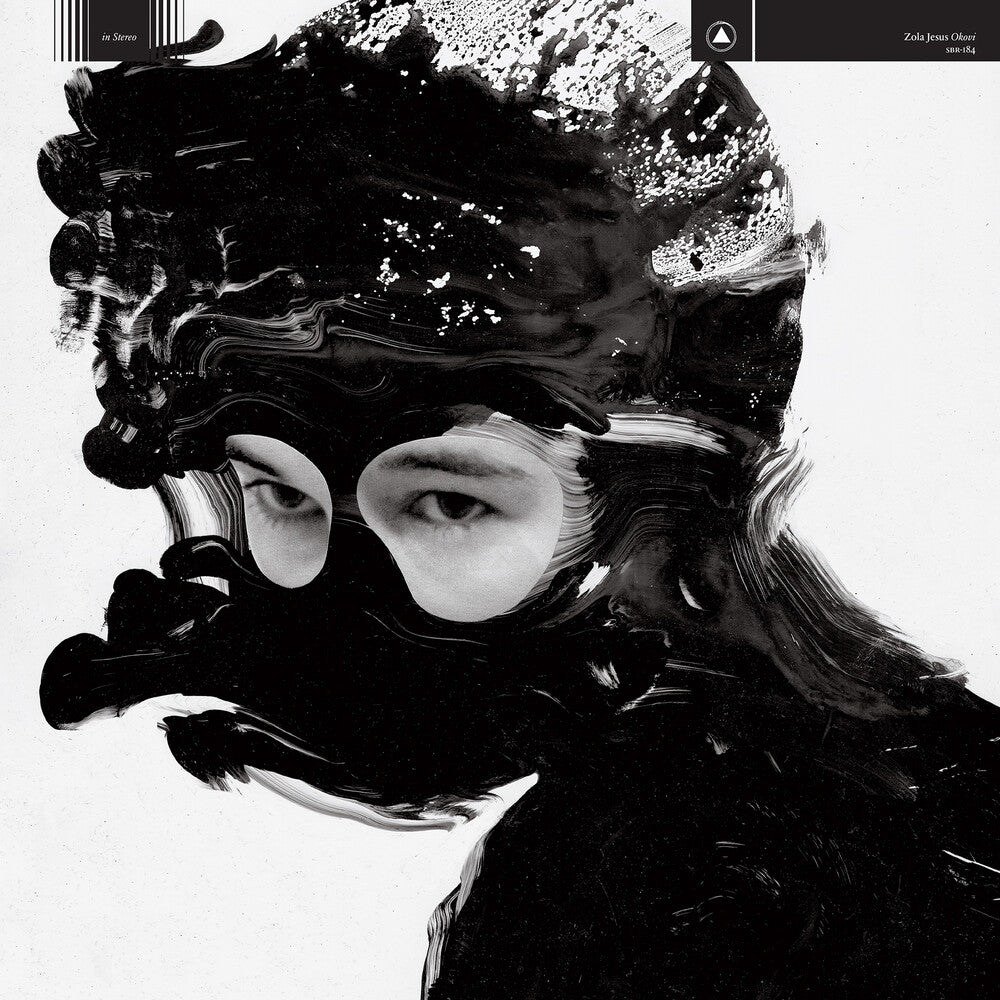 the album cover for Zola Jesus - Okovi: SB 15 Year Edition [Clear & Black Splatter LP]