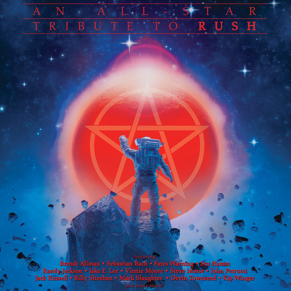 the album cover for Various Artists - All-star Tribute To Rush [Red 2LP]