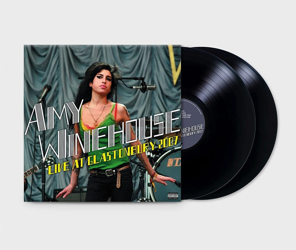 the album cover for Amy Winehouse - Live At Glastonbury 2007 [2LP]