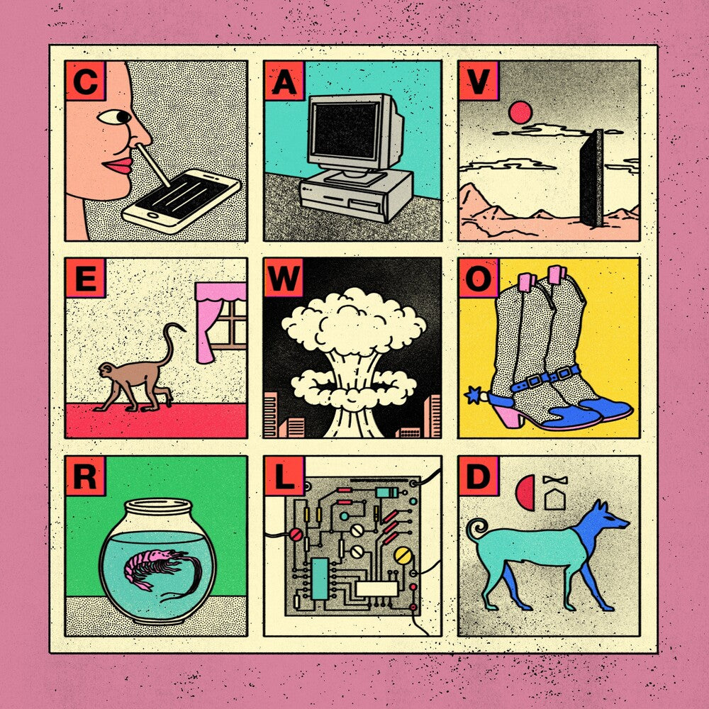 the album cover for Viagra boys - Cave World