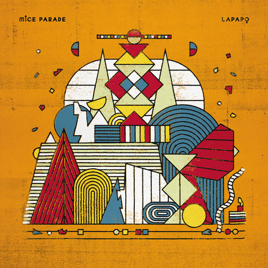 the album cover for Mice Parade - Lapapo - Clear [Colored Vinyl] [Clear Vinyl]