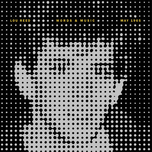 the album cover for Lou Reed - Words & Music, May 1965 - Yellow