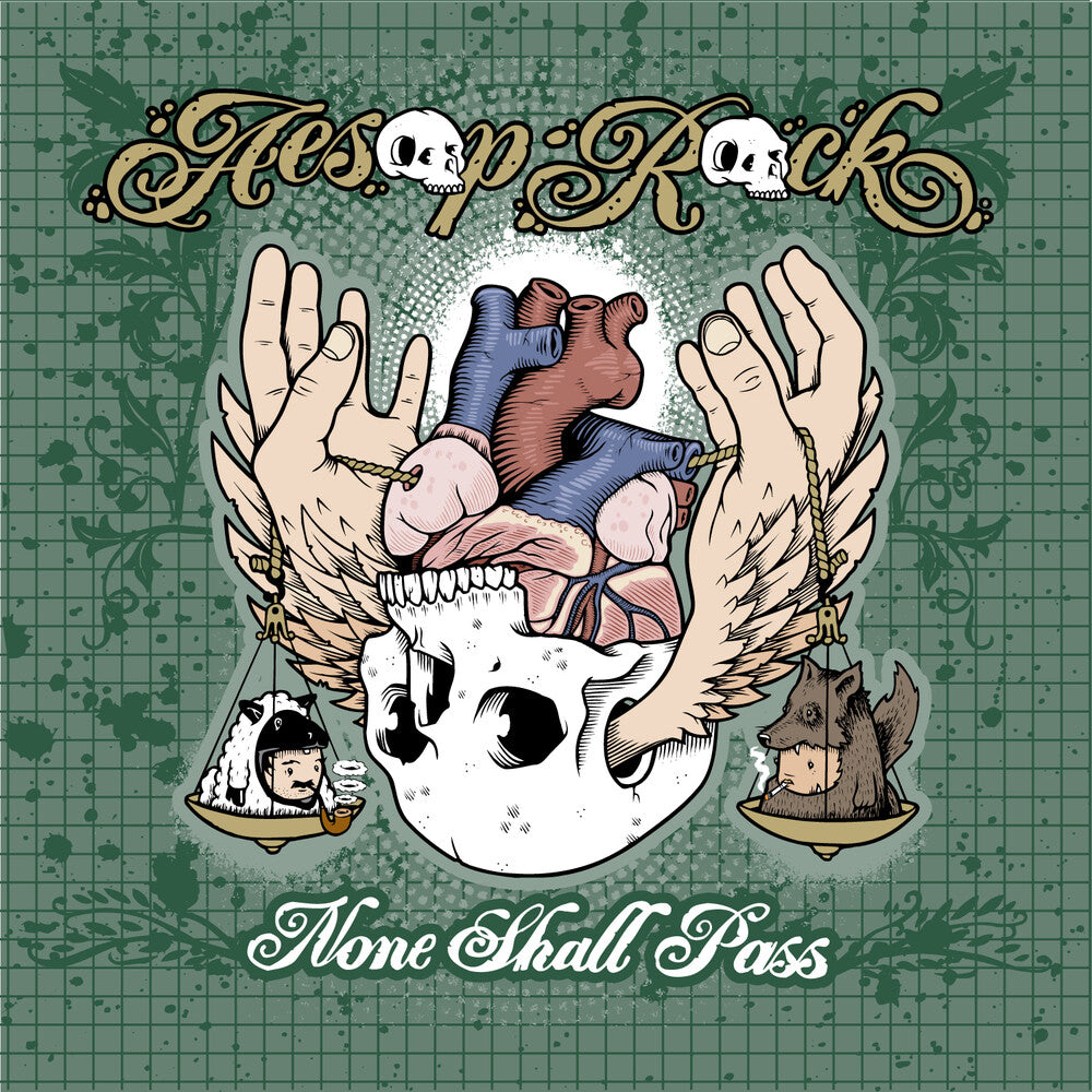 the album cover for Aesop Rock - None Shall Pass