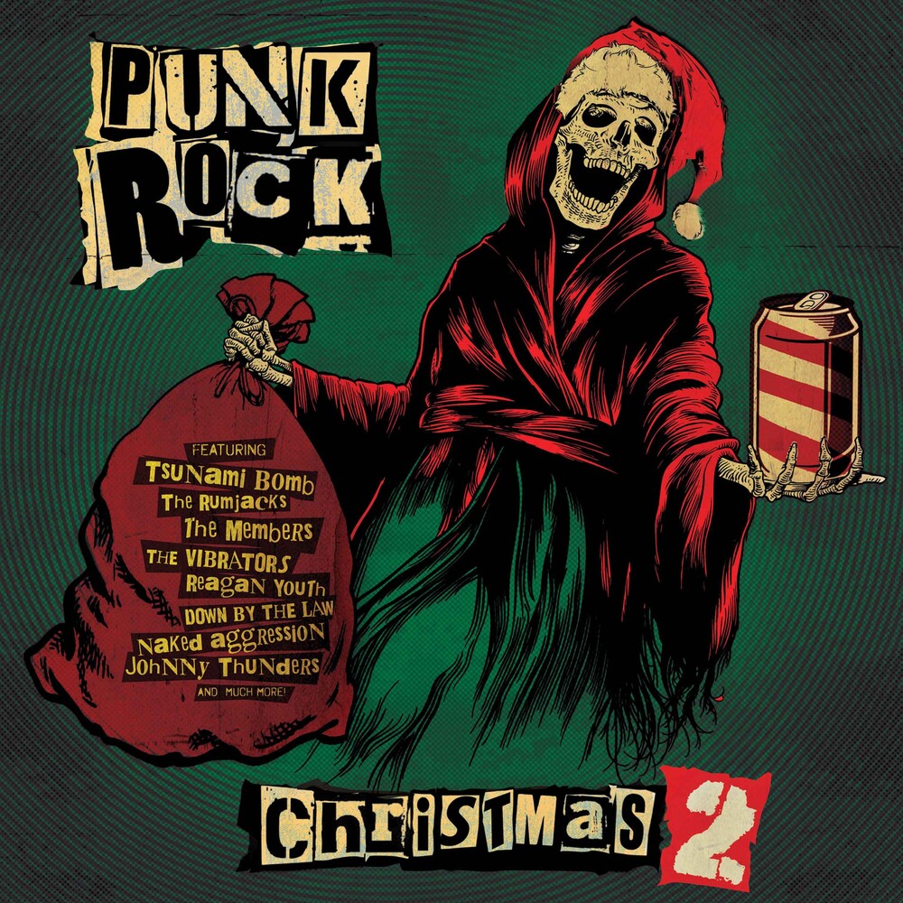 the album cover for Punk Rock Christmas Ii / Various - Punk Rock Christmas Ii / Various Artists [Colored Vinyl]