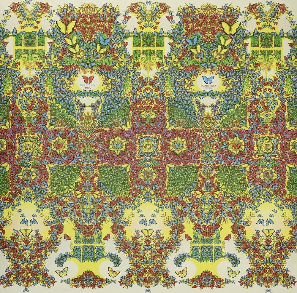 the album cover for King Gizzard & The Lizard Wizard - Butterfly 3000 [Indie Exclusive Limited Edition Portuguese LP]