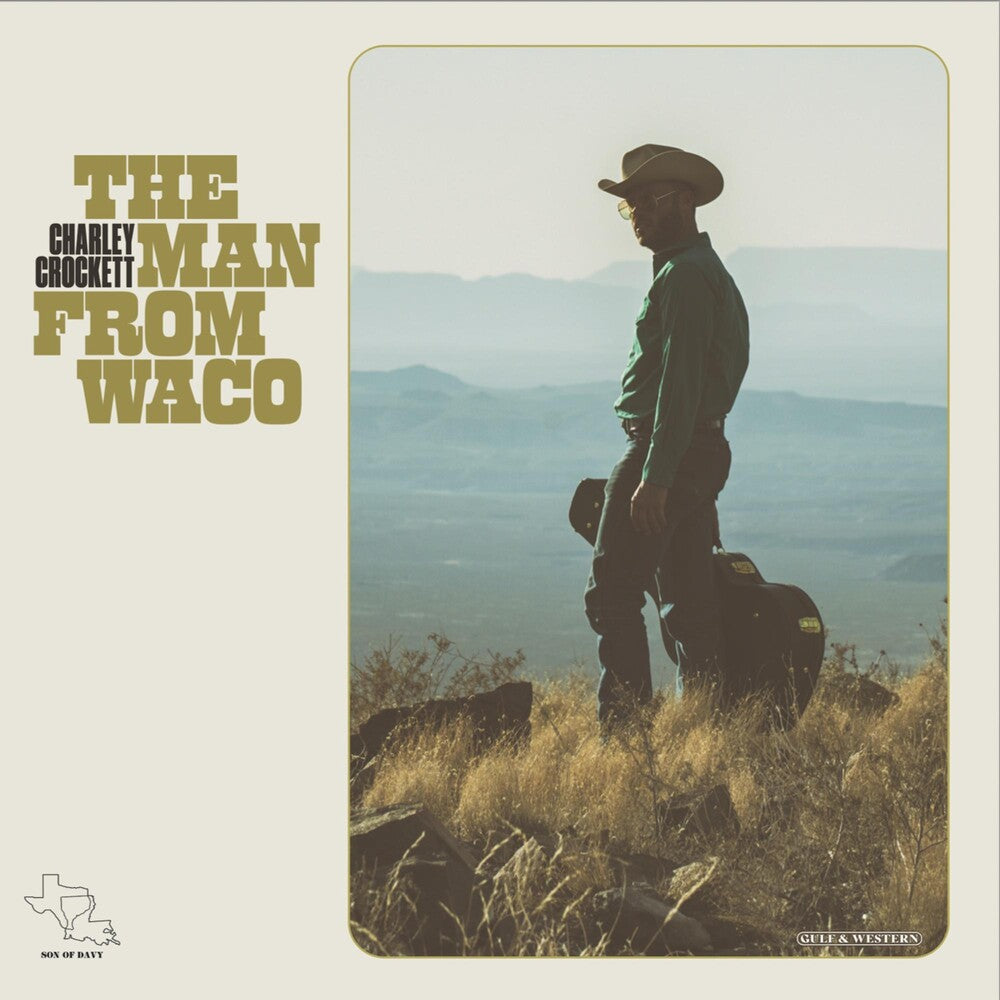 the album cover for Charley Crockett - The Man From Waco [Indie Exclusive Limited Edition Alternate Artwork LP]