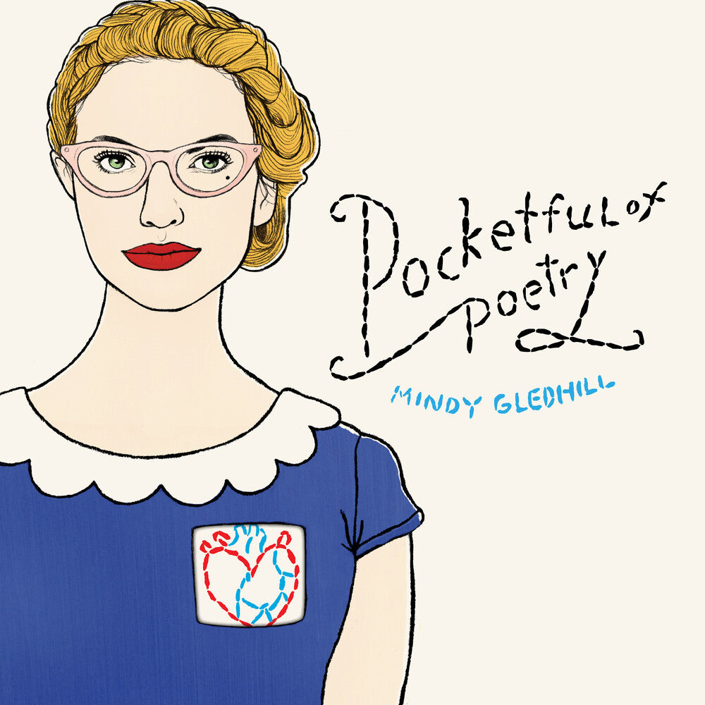 the album cover for Mindy Gledhill - Pocketful Of Poetry - Blue (Blue) [Colored Vinyl]