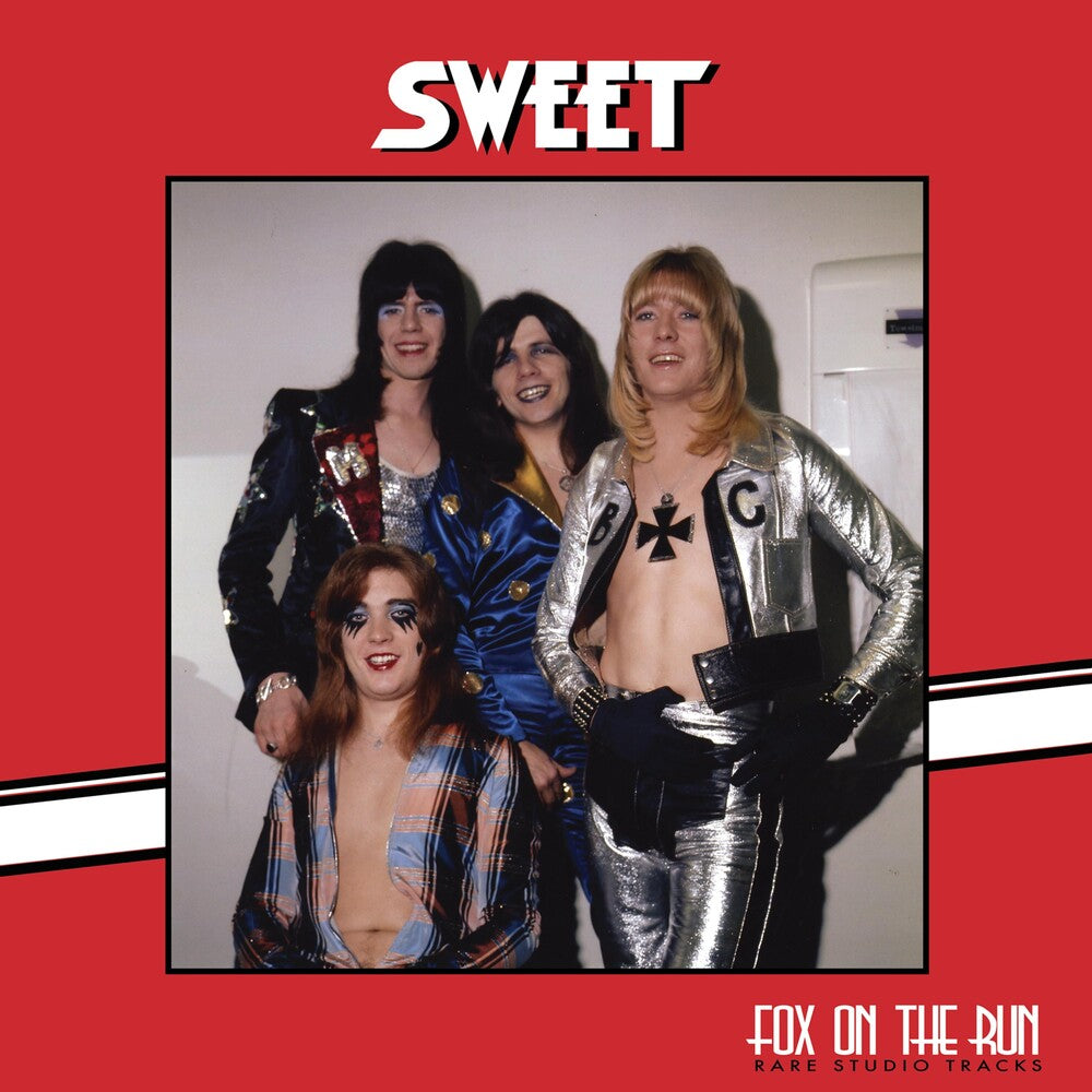 the album cover for Sweet - Fox On The Run - Rare Studio Tracks [Colored Vinyl]