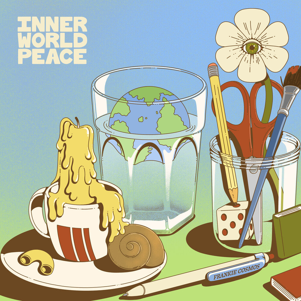 the album cover for Frankie Cosmos - Inner World Peace [Clear LP]