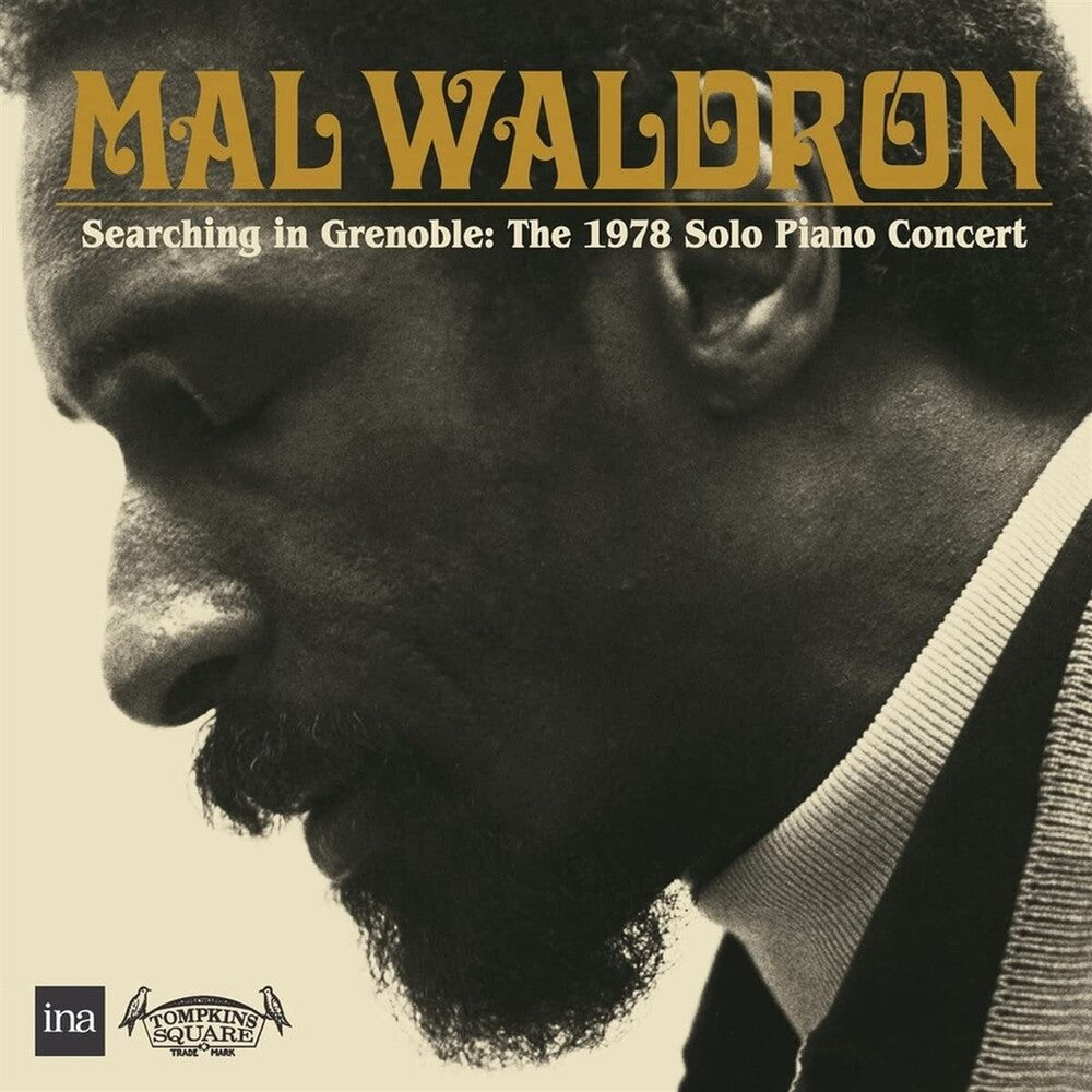 the album cover for Mal Waldron - Searching In Grenoble: The 1978 Solo Piano Concert [2 CD]