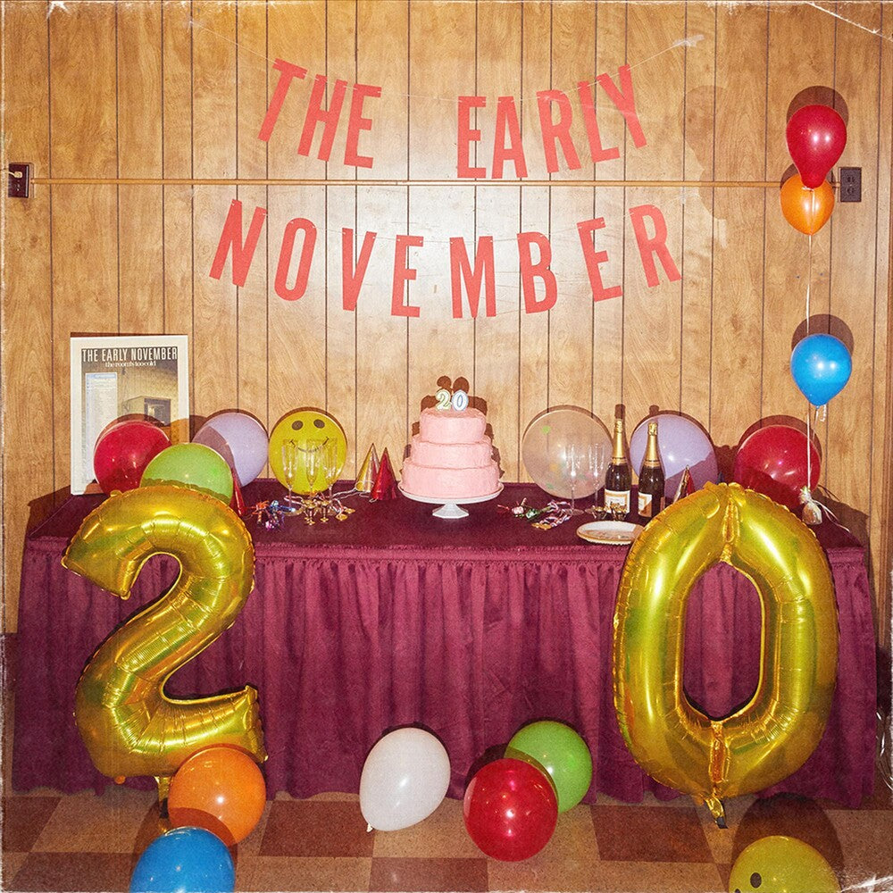 the album cover for The Early November - Twenty [Indie Exclusive Limited Edition Baby Pink & White Pinwheel LP]