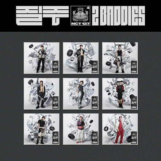 the album cover for NCT 127 - The 4th Album '2 Baddies' [Digipack Ver.]