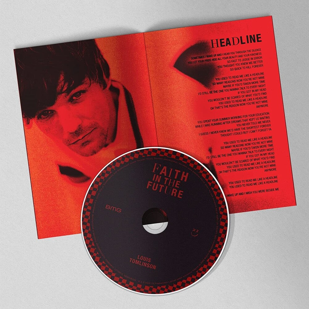 the album cover for Louis Tomlinson - Faith In The Future [Deluxe CD Zine]