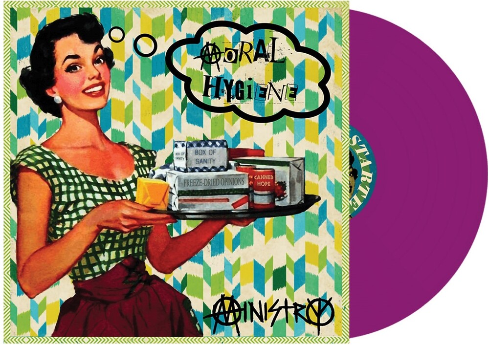 the album cover for Ministry - Moral Hygiene - Violet [Colored Vinyl] (Viol)