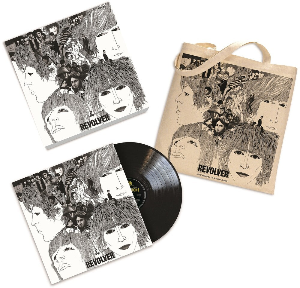 the album cover for The Beatles - Revolver: Special Edition [Indie Exclusive Limited Edition LP + Tote]