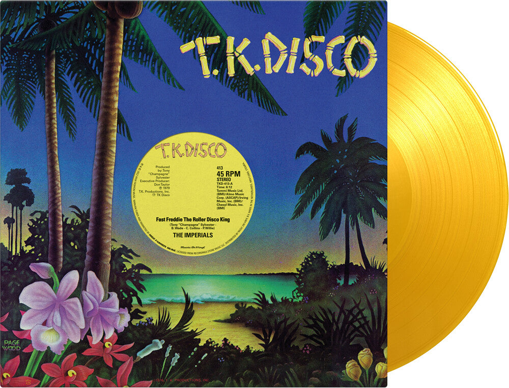 the album cover for The Imperials - Fast Freddie The Roller Disco King (IEX)
