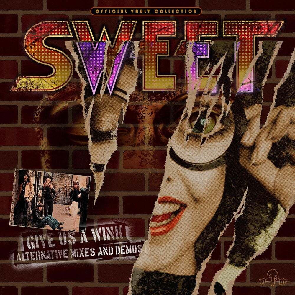 the album cover for The Sweet - Give Us A Wink (Alternative Mixes) [RSD Black Friday 2022]