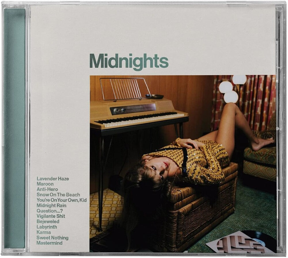 the album cover for Taylor Swift - Midnights [Jade Green Edition]