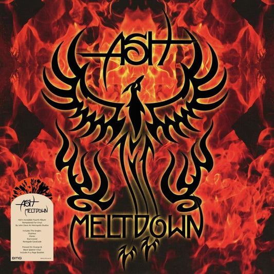 the album cover for Ash - Meltdown (Splatter Edition)