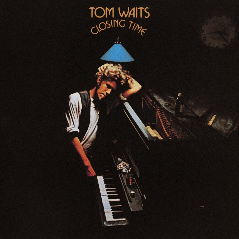 the album cover for Tom Waits - Closing Time: 50th Anniversary [Indie Exclusive Limited Edition Clear 2LP]
