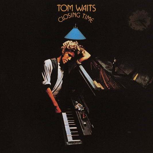 the album cover for Tom Waits - Closing Time: 50th Anniversary [Indie Exclusive Limited Edition Clear 2LP]
