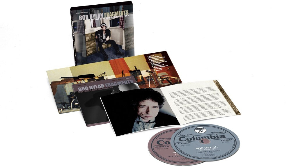 the album cover for Bob Dylan - Fragments – Time Out of Mind Sessions (1996-1997): The Bootleg Series Vol. 17 [Highlights 2CD]