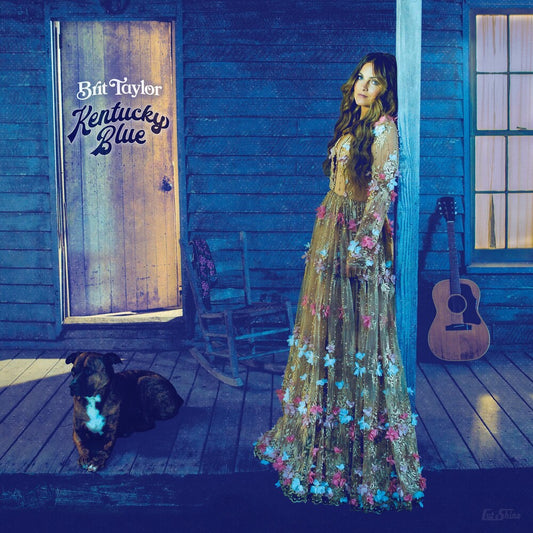the album cover for Brit Taylor - Kentucky Blue [LP]