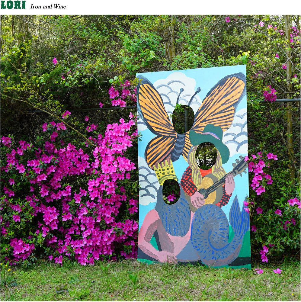 the album cover for Iron And Wine - LORI EP [Sky Blue Vinyl]