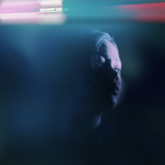 the album cover for Chasms - Glimpse of Heaven [Pink & Blue Swirl LP]
