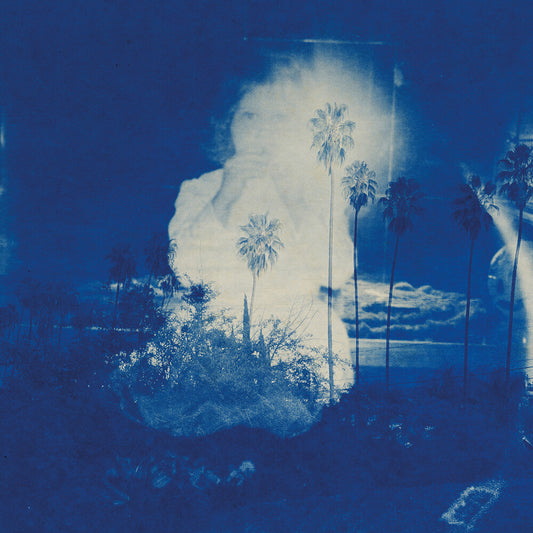 the album cover for Fruit Bats - A River Running To Your Heart [Indie Exclusive Limited Edition Opaque Blue & Bone LP]