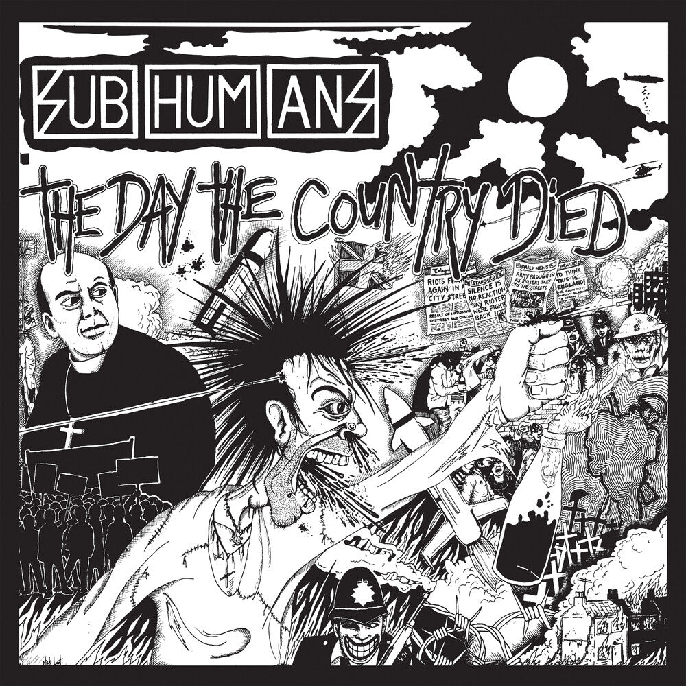 the album cover for The Subhumans - The Day The Country Died