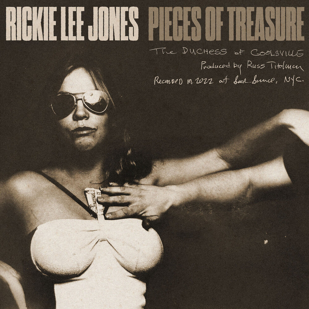 the album cover for Rickie Lee Jones - Pieces Of Treasure [LP]