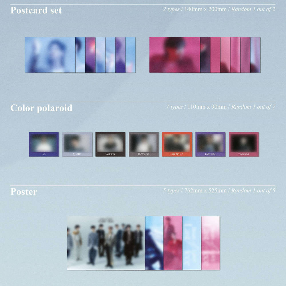 the album cover for Got7 - Breath Of Love: Last Piece