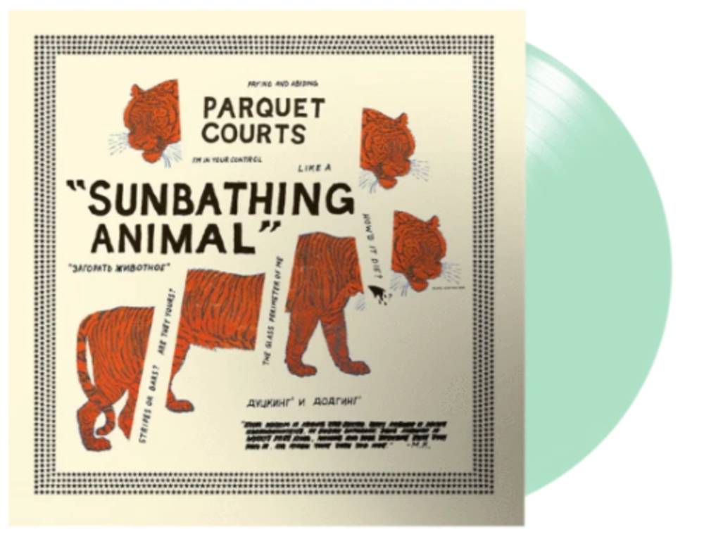 the album cover for Parquet Courts - Sunbathing Animal [Glow In The Dark LP]