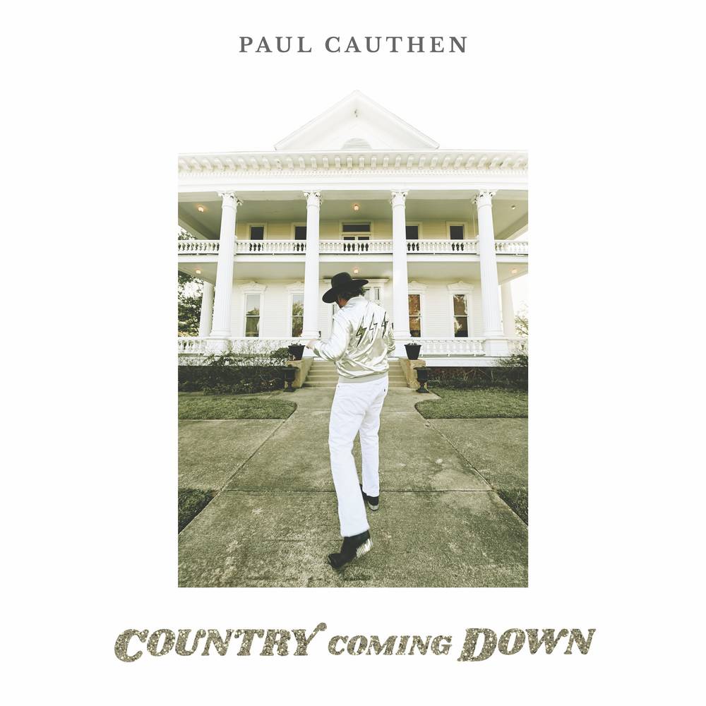 the album cover for Paul Cauthen - Country Coming Down [Indie Exclusive Limited Edition White LP]